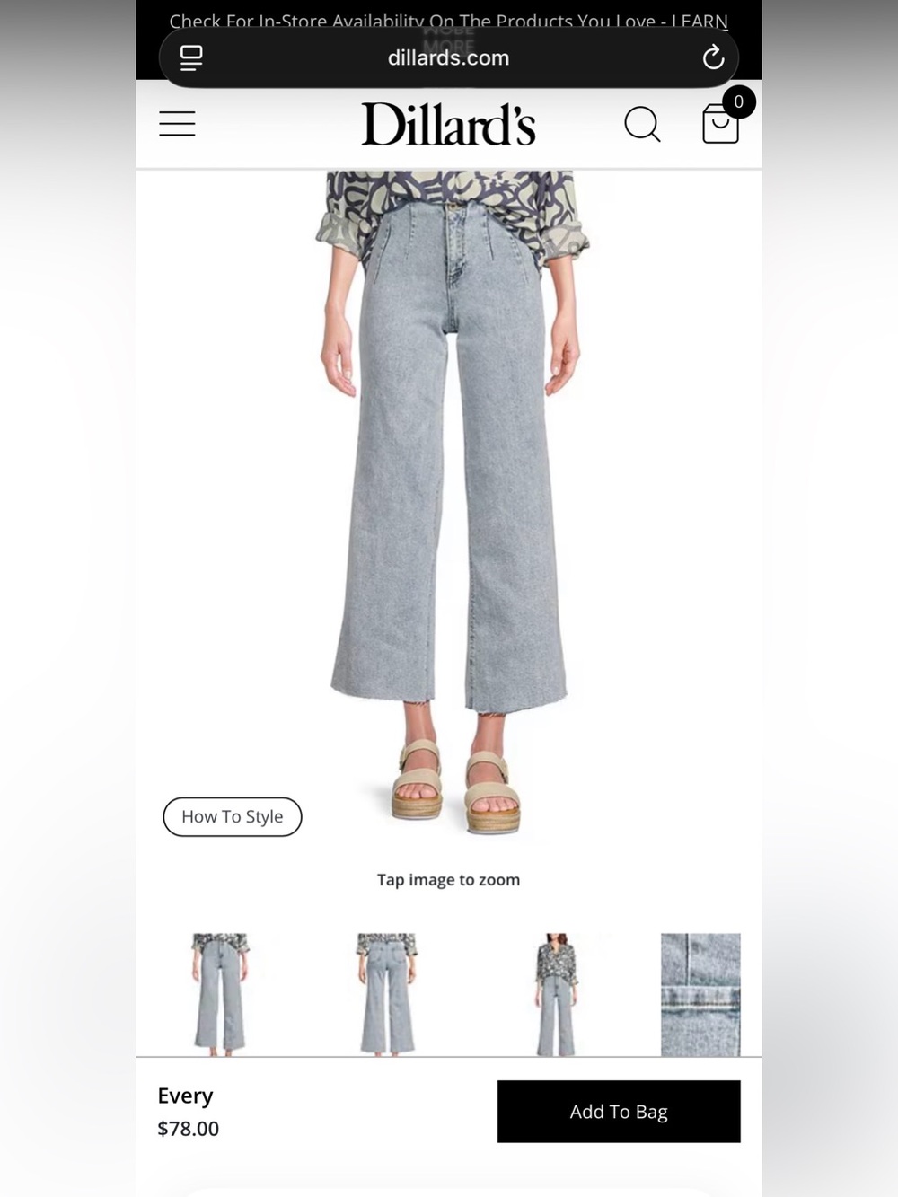 Every (Dillard’s) Women’s Ankle Jeans 😍